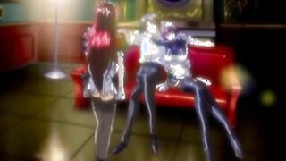 Busty hentai maids in hard bondage action