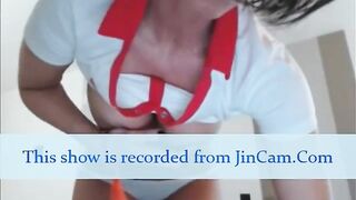 Bigtits brunette perfect body webcam fun show