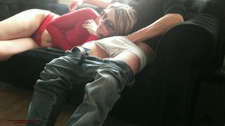 FRESH 47 year old ioo% amateur mom surprised takes stepson's cock she swallows