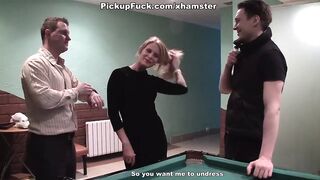 Sexy college teacher gets naked for money scene e