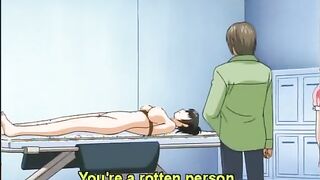 Tied up hentai babe gets fucked brutally