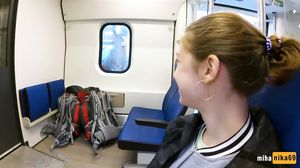 MihaNika69 - Public Train BJ