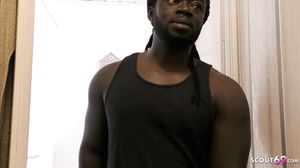 German Girlfriend Cheat On Party With Big Black Cock