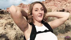 Molly Pills - Big Butt Amateur POV Hiking Caught Public
