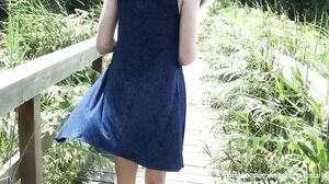 kissicouple - Public flashing and blowjob on nature walk ends with huge cumshot