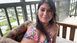 Charlotte Mae - Public Balcony Sex With Horny Step Sister [HD Porn]