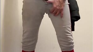 Baseball DILF JockDad87 Edges his Cock in Gear
