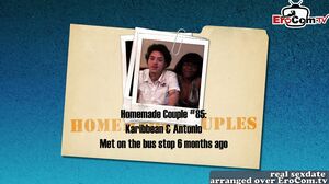 Latina Couple try homemade sextape very shy