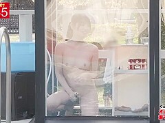 Public Shower Surprise: Naked Escape Game with Orgasmic Consequences x2x4566B7A6CC9Ao7A4iC