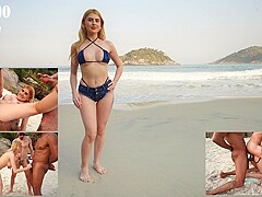 Daped-In-Public #9 : Beautiful & Sexy 22 Years Brazilian Blonde