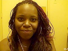 Ms. Cakes liked this white guys swagger so she deepthroats his dick