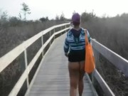 Walking From The Beach