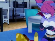 Furry Hentai - Bat-Kitty Handjob Lynx