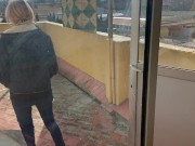 UNFAITHFUL WIFE SUCKS NEIGHBOR'S COCK IN THE LAUNDRY ROOM - CUM IN MY MOUTH - AMATEUR SPANISH MILF