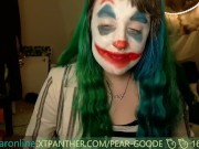 camgirl joker impression camshow myfreecams peartv