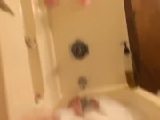 POV what I see in the bath