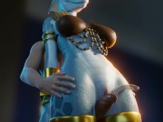 Lizard Girl Lets You Fuck Her Thick Thighs