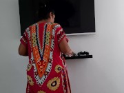 My stepmother turns me on with her beautiful butt
