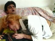 redhead hairy mom rough toyboy banged