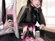 FUCK MY KOREAN GIRL CLASSMATES AND CUM INSIDE HER PUSSY IN CLASS / UNCENSORED