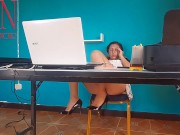SEXRETARY No panties secretary Nude secretary in the office