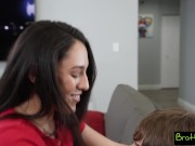 Brattysis Selena Ivy tells Stepbrp, "Ill shut up if there's a Dick in My Mouth" -S29:Ee