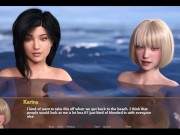 FreeloadingFamily-Threesome Beach Fun and Bathroom Sex