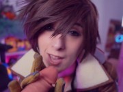 Tracer ASS-Tastic Midnight Buttplug tease