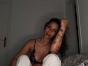 La mujer ARABE de mi hermano es una guarra! aprovecha que no esta y me corro dentro de su coño - HIBA HAKIMI