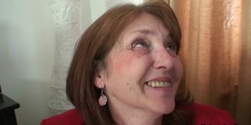 Two fresh cocks for office granny