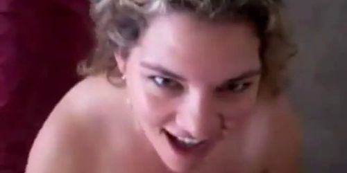 BBW Head Chubby Latina Mom on her Knees