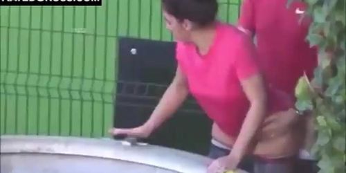 Wife caught cheating/Quickie with a big ol' Creampie
