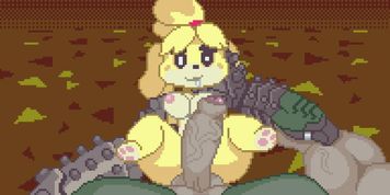 Doomguy Fucks Isabelle (Animal Crossing) (Original animation by ses vanbrubles)