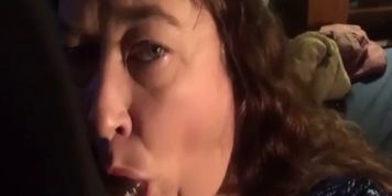 CHUBBY THICC GRANDMA SUCKING BBC