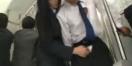asian girl on bus