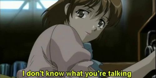 Hentai girl with big tits gives boner and fucks it