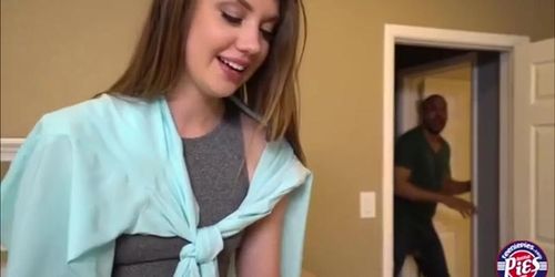 A big hard dick gets to screw Elena tight pink pussy