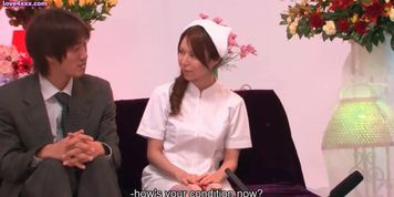 Insatiable asian nurse gets toyed - video i