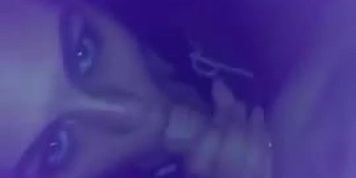 Hot goth girl sucking dick