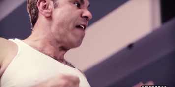 Hot blonde stepdaughter fucked by stepdad and his perverted big tits wife