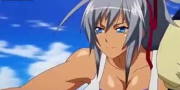 Big meloned anime slut gets rubbed - video i