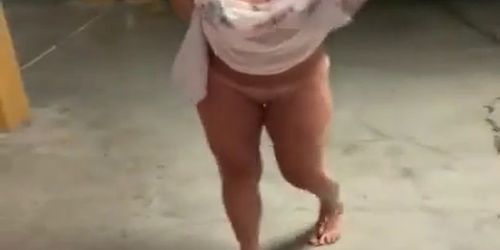 HOT GIRL PUBLIC NUDE ON THE STREET