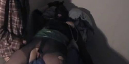 cum on masked slut draga