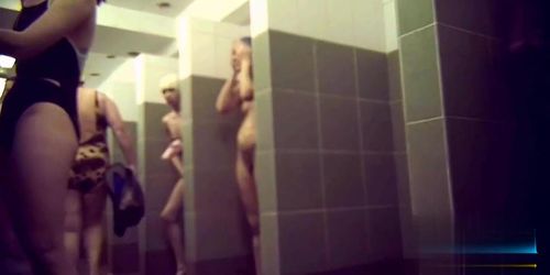 Hidden cameras in public pool showers io84