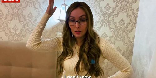 Have you taken daddy&#'s Viagra? Here only stepmother&#'s pussy will help, dear stepson