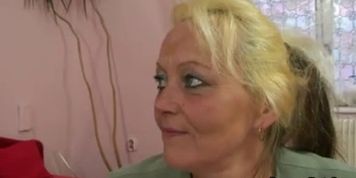 Granny is picked up and doggystyled