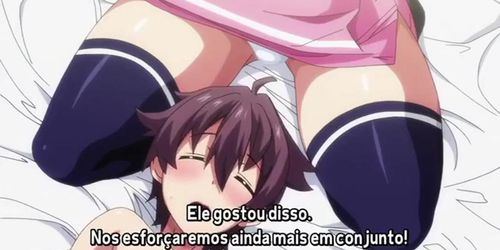 Sortudo comendo duas safadas