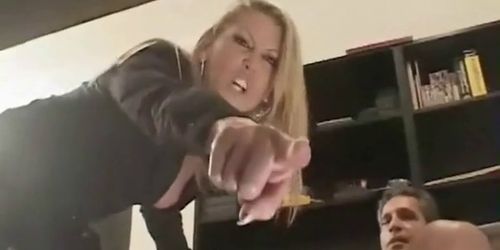 Horny couple fuck the babysitter