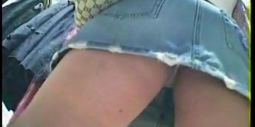 Glorious looking girl has a perfect ass for