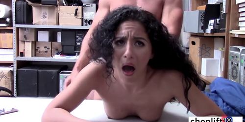 petite latina MILF busted by a naughty big cock cop (Liv Revamped)